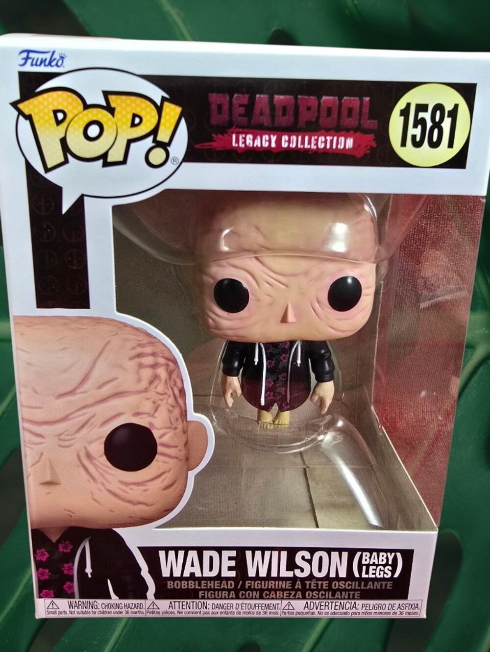 Funko Pop! Vinyl: Wade Wilson (Baby Legs) Funko # 1581 (Nib) with Pop Protectot
